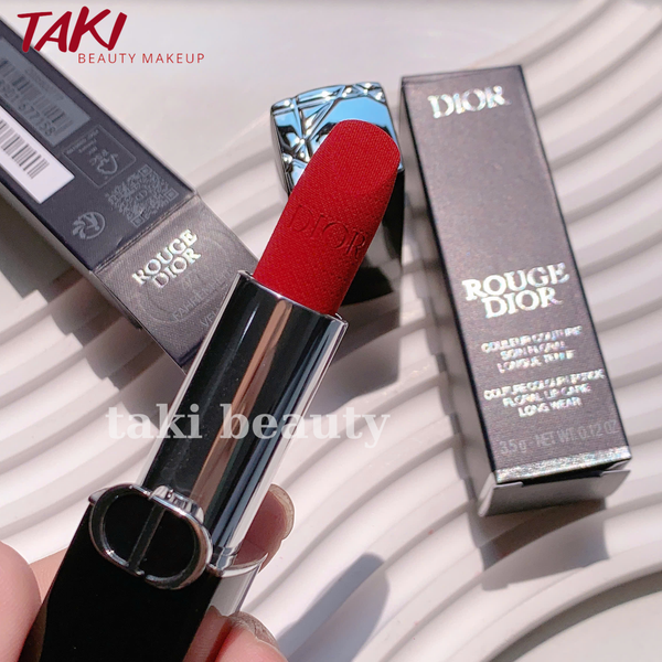 [MẪU MỚI 2024] SON DIOR ROUGE VELVET FINISH FULLSIZE NẮP NAM CHÂM