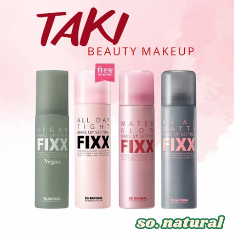Xịt khoá nền SO Natural Water Glow - Water Real Matte - All day tight Make Up setting fixx 75ml - 120ml