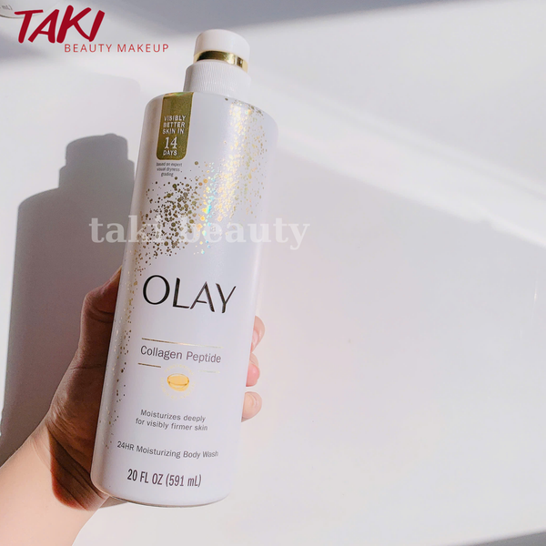 Sữa Tắm Olay Collagen Peptide -  Retinol - Hyaluronic Acid 591ml - Fresh Radiance 975ml [bản Mỹ]