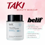 [ Tem LG ] Mặt Nạ Đất Sét Làm Dịu Da Belif Super Knights Purifying Clay Mask 75ml 