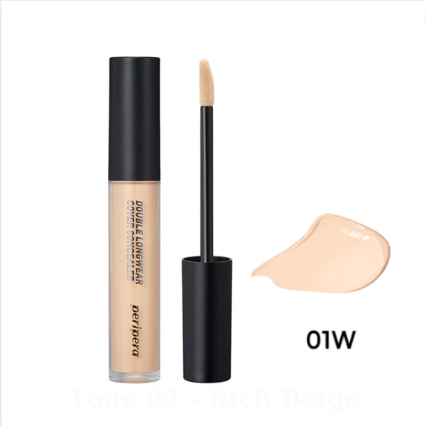 Kem Che Khuyết Điểm Ink Peripera Double Longwwear Cover Concealar 5.5g Peripera