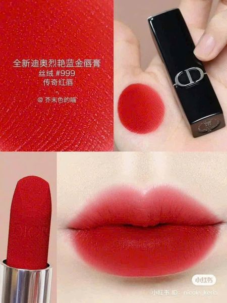 [MẪU MỚI 2024] SON DIOR ROUGE VELVET FINISH FULLSIZE NẮP NAM CHÂM
