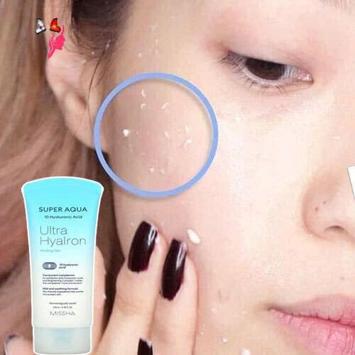 Gel Tẩy Tế Bào Chết MISSHA Super Aqua Ultra Hyalron Peeling Gel 100ml