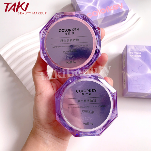 Phấn Phủ Dạng Bột Kiềm Dầu Colorkey 8g