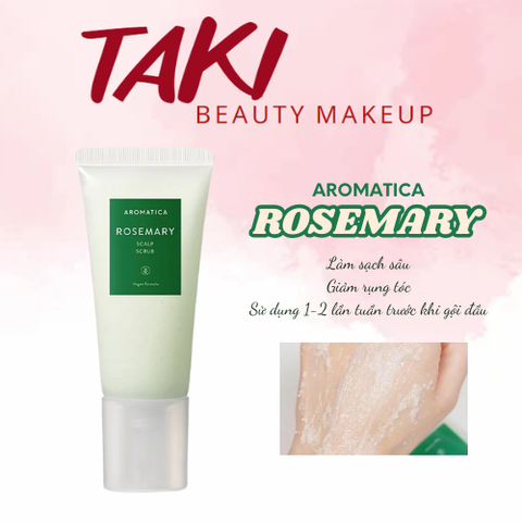 Tẩy Da Chết Da Đầu Aromatica Rosemary Scalp Scrub 165G