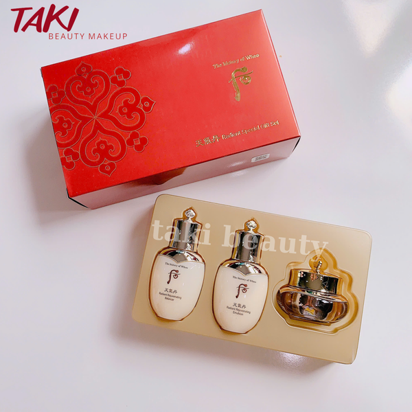 [Kèm Lõi và Cọ ] Set Phấn Nước Tái Sinh Whoo Cheongidan Radiant Essence Cushion SPF50+/PA+++ 15gx2 [ Tem LG ]