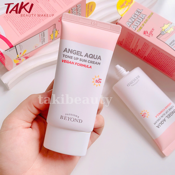 [ Tem LG ] Kem Chống Nắng Beyond Angel Aqua Moisture / Aqua Tone Up Sun Cream 50ml