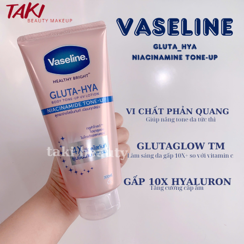 Sữa dưỡng thể ngày và đêm Vaseline Gluta HYA 4X-10X-50X-70X 70 ML - 290ML - 300ML