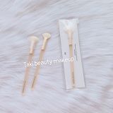  Cọ Trang Điểm Cá Nhân 3ce [Cọ Bắt Sáng Flat Oval Fan Brush- Cọ Bắt Sáng Flat Half Fan Brush- Cọ Mắt Multi Detail Brush] 