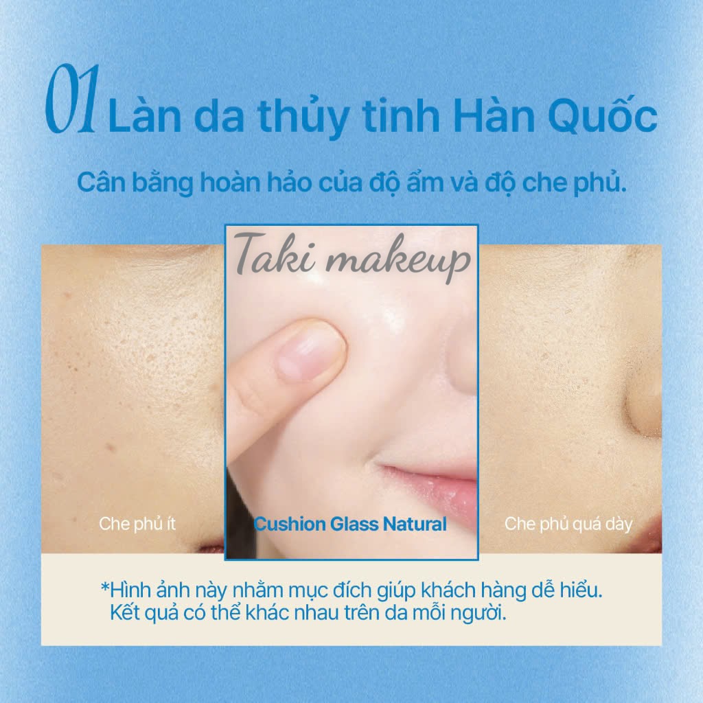 Phấn Nước Fwee Glass Natural - Fwee Egg Fit Cover Cushion SPF50+ PA+++