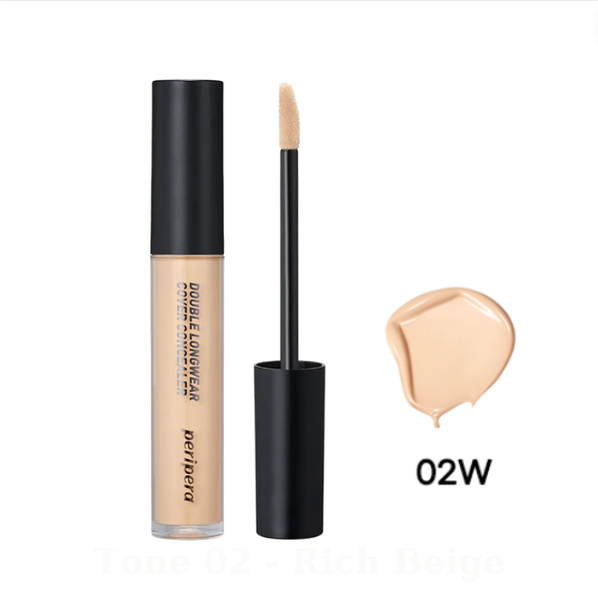 Kem Che Khuyết Điểm Ink Peripera Double Longwwear Cover Concealar 5.5g Peripera
