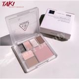 [NEW]  Bảng Màu Mắt - Bắt Sáng - Má Hồng- Tạo Khối Đa Năng 7 Ô 3ce All Rounder Face Palette