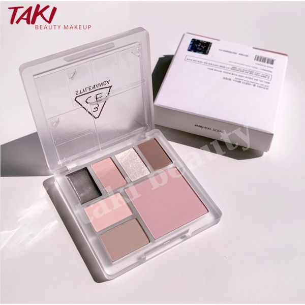 [NEW]  Bảng Màu Mắt - Bắt Sáng - Má Hồng- Tạo Khối Đa Năng 7 Ô 3ce All Rounder Face Palette