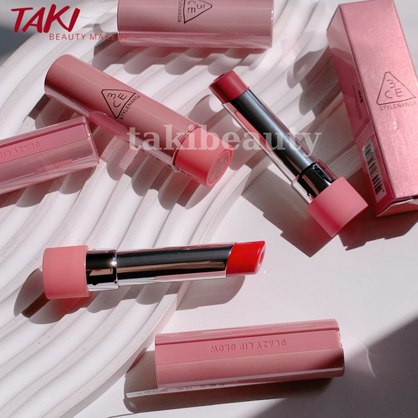 Son Dưỡng Có màu Dạng Thỏi 3ce Glazy Lip Glow (NEW)