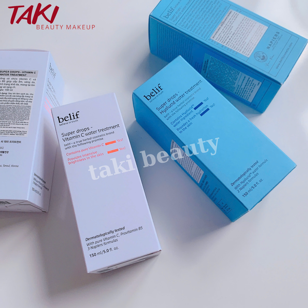 [ Tem LG ] Nước Dưỡng Belif Super Drops Hyaluronic / Vitamin C Water Treatment 150ml