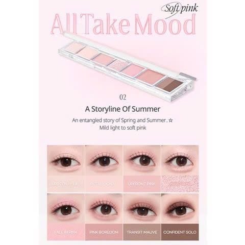 Màu mắt 7 Ô Peripera All Take Mood Pallete