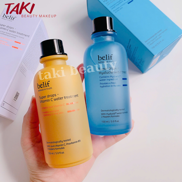[ Tem LG ] Nước Dưỡng Belif Super Drops Hyaluronic / Vitamin C Water Treatment 150ml