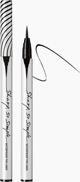 Bút Kẻ Mắt Clio Superproof Brush Liner, Superproof Pen Liner Kill Black+ Sharp So Simple