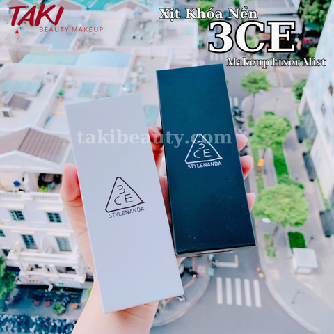 Xịt Khóa Nền 3ce Shimmer Makeup Fixer Có Nhũ + Không Nhũ 95ml