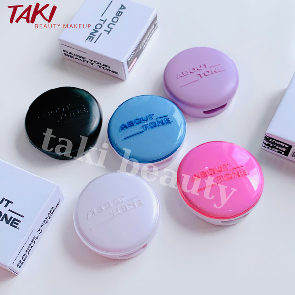 Phấn Phủ Nén Hàn Quốc Eglips About Tone Blur Powder Pact 8g Mẫu Mới [Đen 01- 02- Trắng- Hồng]