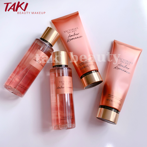 Dưỡng thể và Xịt Thơm Toàn Thân Victoria's Secret Amber Romance