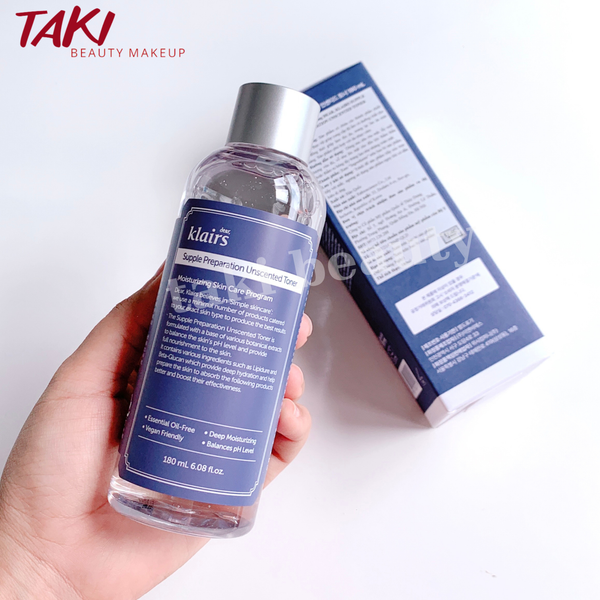 Nước Hoa Hồng Klairs Supple Preparation Unscented + Facial Toner 30ml - 180ml