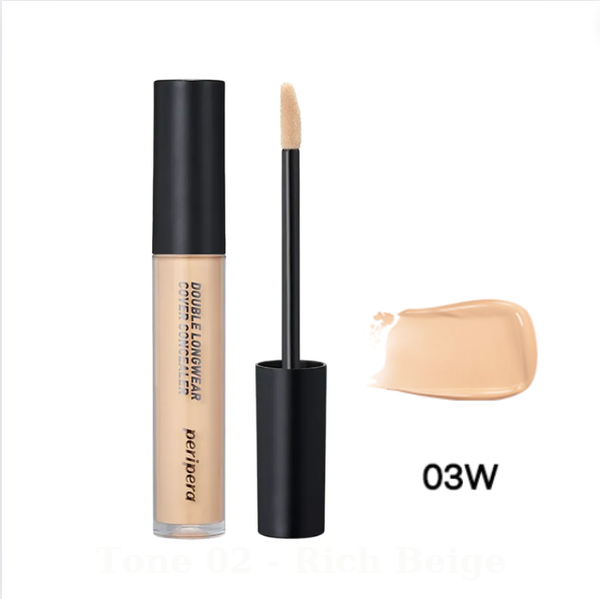 Kem Che Khuyết Điểm Ink Peripera Double Longwwear Cover Concealar 5.5g Peripera