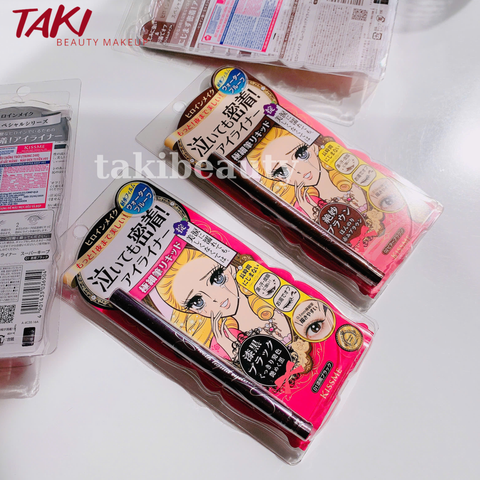 Bút Kẻ Mắt Nước Kiss Me Heroine Makeup, Không Trôi, Không Lem [01 Đen- 02 Nâu]
