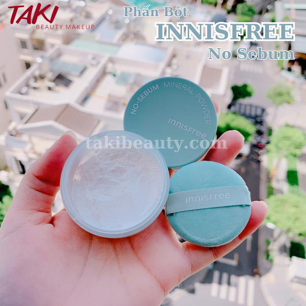 Phấn Phủ Bột Innisfree No Sebum Mineral -MOISTURE - Pore Blur Powder