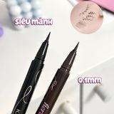 Bút Kẻ Mắt Nước Kiss Me Heroine Makeup, Không Trôi, Không Lem [01 Đen- 02 Nâu]