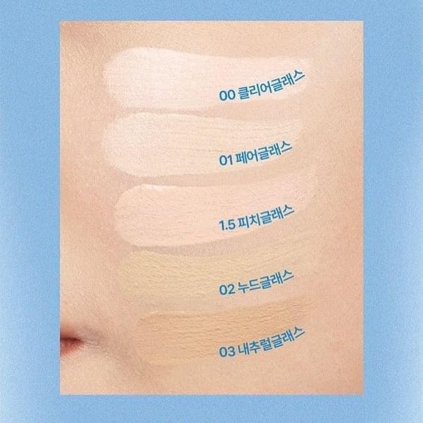 Phấn Nước Fwee Glass Natural - Fwee Egg Fit Cover Cushion SPF50+ PA+++