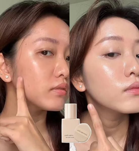 Kem Nền Jung Saem Mool Skin Nuder Foundation SPF 50+ PA++++ 30ml - Kèm Bông Mút