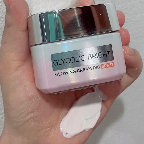 Kem Dưỡng Sáng Da L'Oreal Glycolic-Bright Glowing Cream 30ml (Ngày & Đêm)