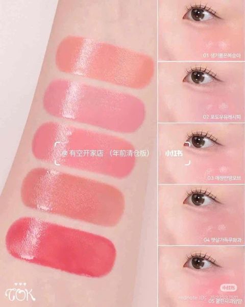 Má Hồng Kem Peripera Syrupy Tok Cheek Mịn Bóng 9g