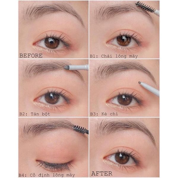 Chì Kẻ Mày Romand Han All Flat Brow