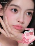  Phấn Má Hồng Và Phấn Bắt Sáng 4 Ô Judydoll Blush Highlighter Palette 9g 