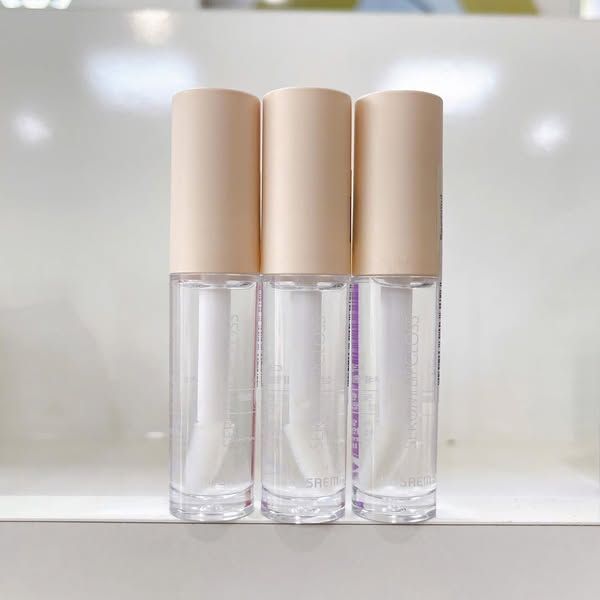 Son Bóng Không Màu The Saem Serum Lip Gloss 4.5g WH01