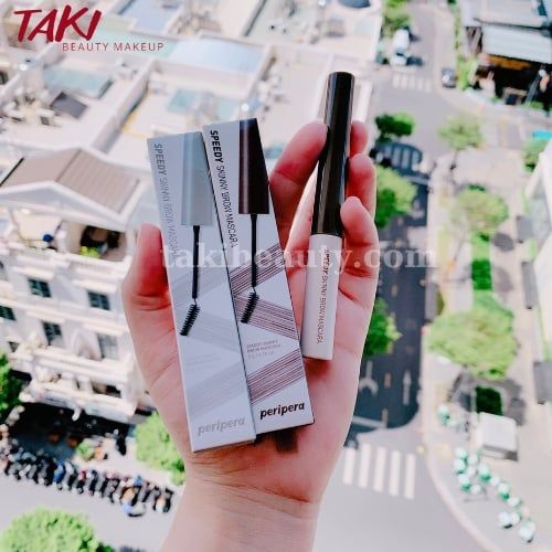 Mascara Lông Mày Peripera Ink Speedy Skinny Browcara màu [01- 02- 03- 04- 05]