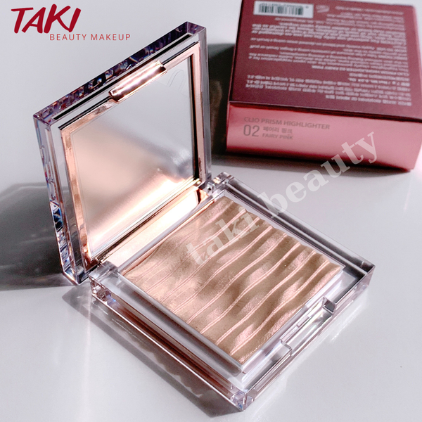 Phấn Bắt Sáng Siêu Mịn CLIO Prism Air Highlighter 7g 01 gold sheer + 02 Fairy Pink