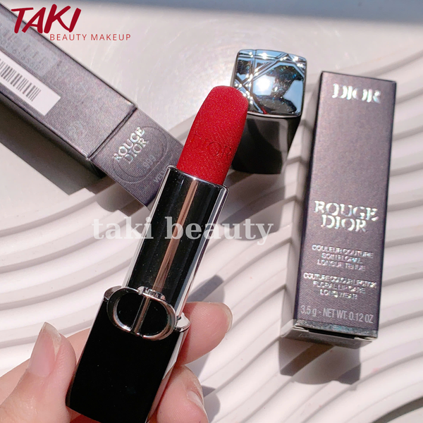 [MẪU MỚI 2024] SON DIOR ROUGE VELVET FINISH FULLSIZE NẮP NAM CHÂM