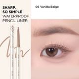 Kẻ Mắt Dạng Sáp Clio Sharp, So Simple Waterproof Pencil Liner