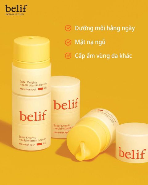 [ Tem LG ] Sáp Dưỡng Môi Belif Super Knights Multi Vitamin Lipcerin 15ml