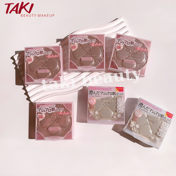 Phấn Phủ Canmake Marshmallow Finish Powder Kiềm Dầu 10g [MP- MO- MB- ML]