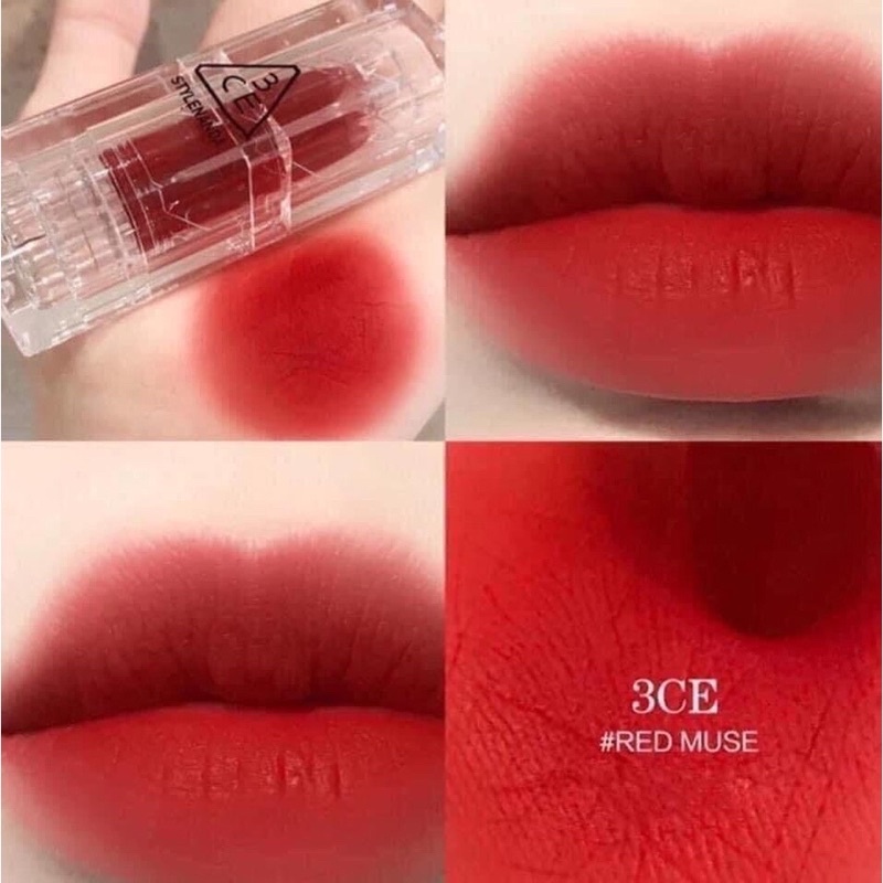 Son Thỏi Lì 3ce Vỏ Trong Suốt Soft Matte Lipstick 3.5g (Cold Space)