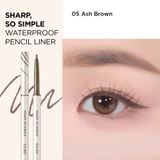 Kẻ Mắt Dạng Sáp Clio Sharp, So Simple Waterproof Pencil Liner
