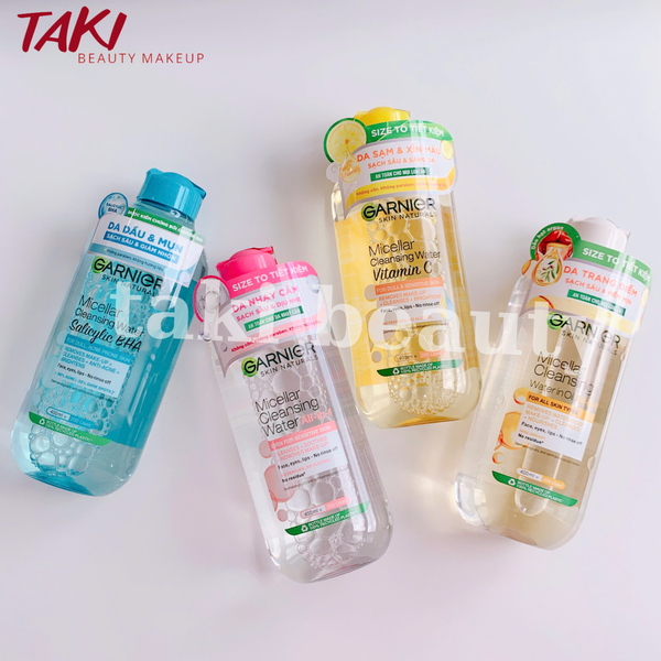 Nước Tẩy Trang Garnier Skinactive 400ml- Nhiều Màu (Pháp)