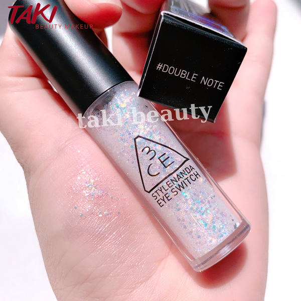 Nhũ Mắt Lấp Lánh 3CE Eye Switch Petal - Dalsegno - stuck- Double Note - Throbing - PINK SHEEN- ICY WHITE- STARRY BLUE