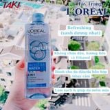  Nước Tẩy Trang L'Oreal Loreal Micellar Water 3-in-1 Refreshing Even For Sensitive Skin 