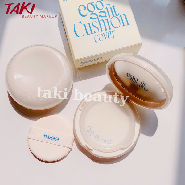 Phấn Nước Fwee Glass Natural - Fwee Egg Fit Cover Cushion SPF50+ PA+++