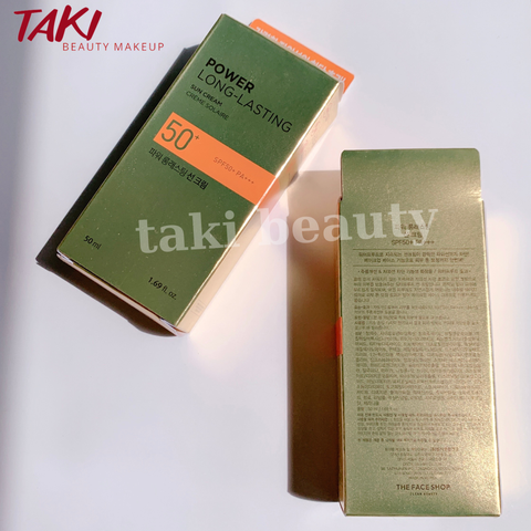 Kem Chống Nắng TFS The Face Shop Lâu Trôi Power Long-Lasting SPF50+ Pa+++